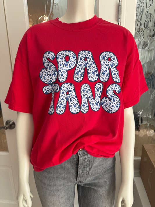Spartans Floral Shirt