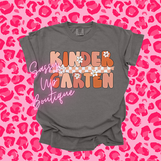 Kindergarten Floral Retro Shirt