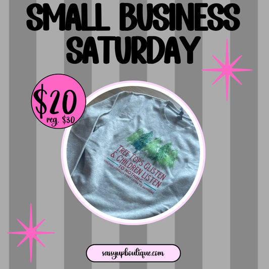 Small Business Saturday 3PM (size L)