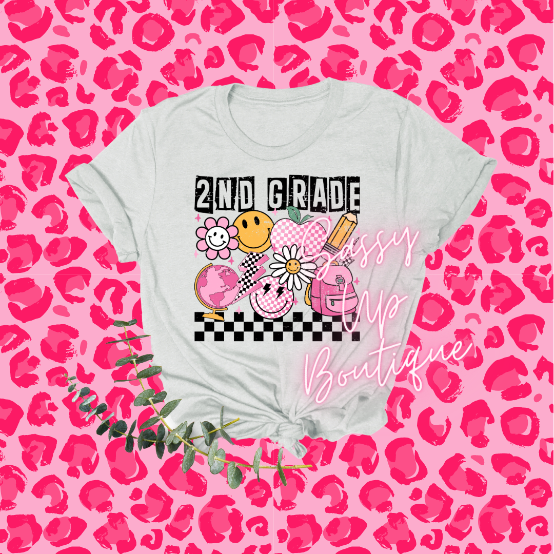 Grade Level Retro Shirts (PK-8th)