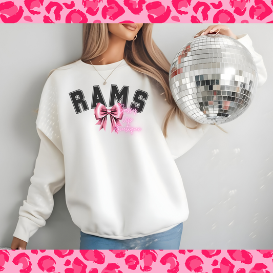 Rams Pink Bow Shirt