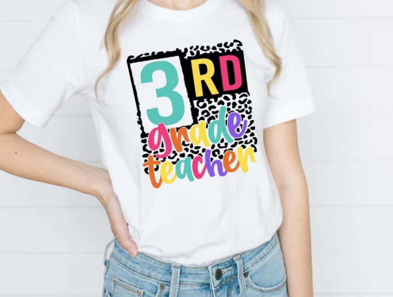 Grade Level Teacher Shirts (K-8th)