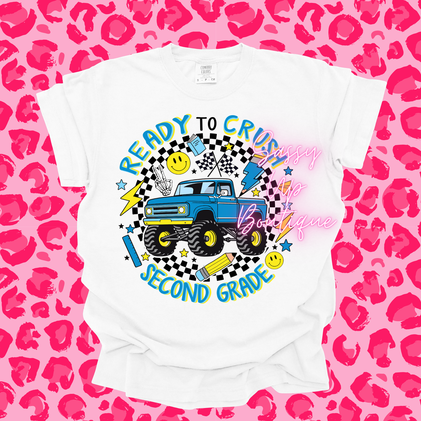 Grade Level Monster Truck Shirts