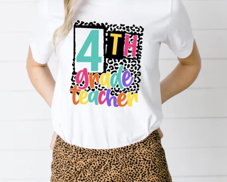 Grade Level Teacher Shirts (K-8th)