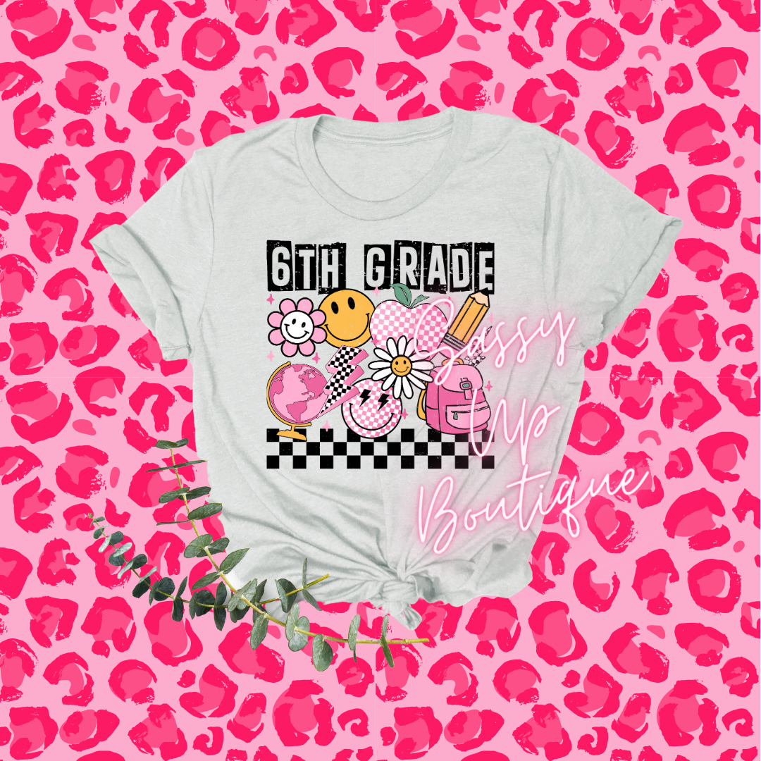 Grade Level Retro Shirts (PK-8th)