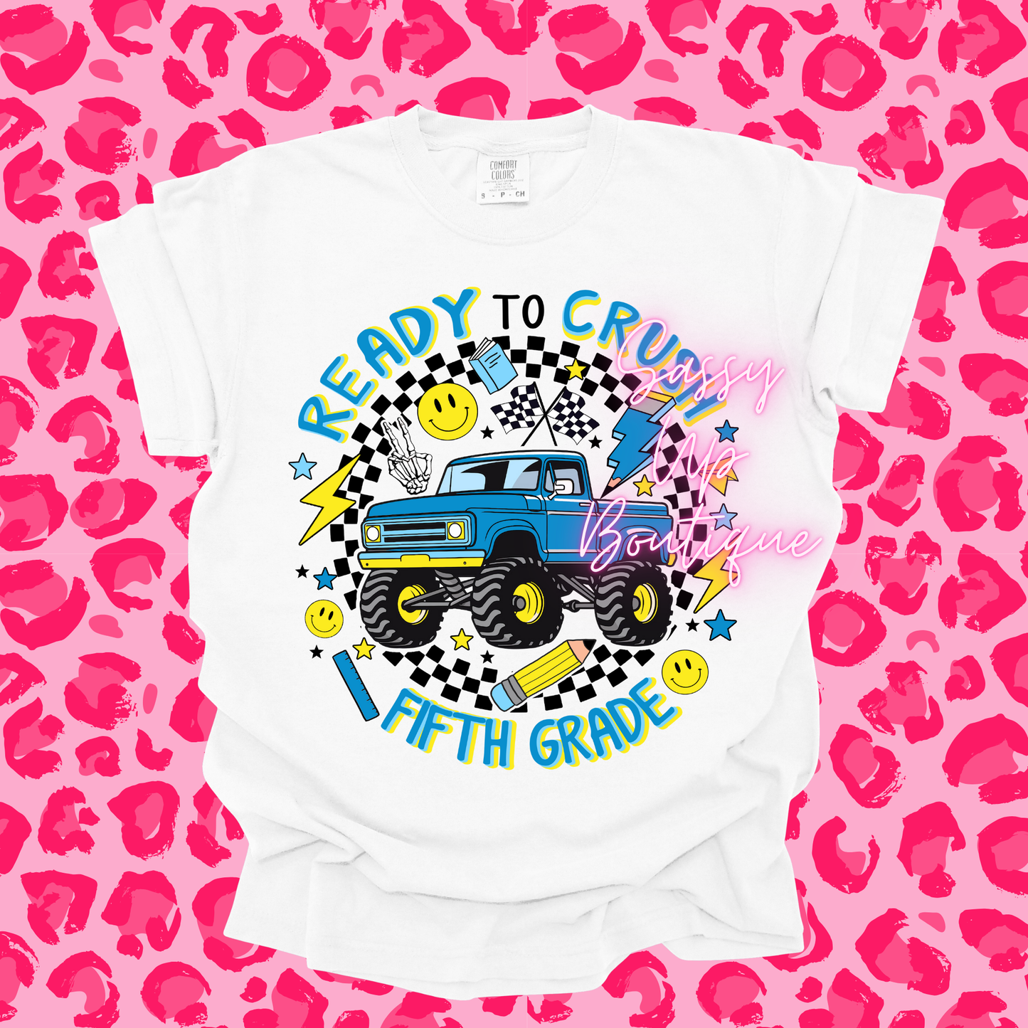 Grade Level Monster Truck Shirts