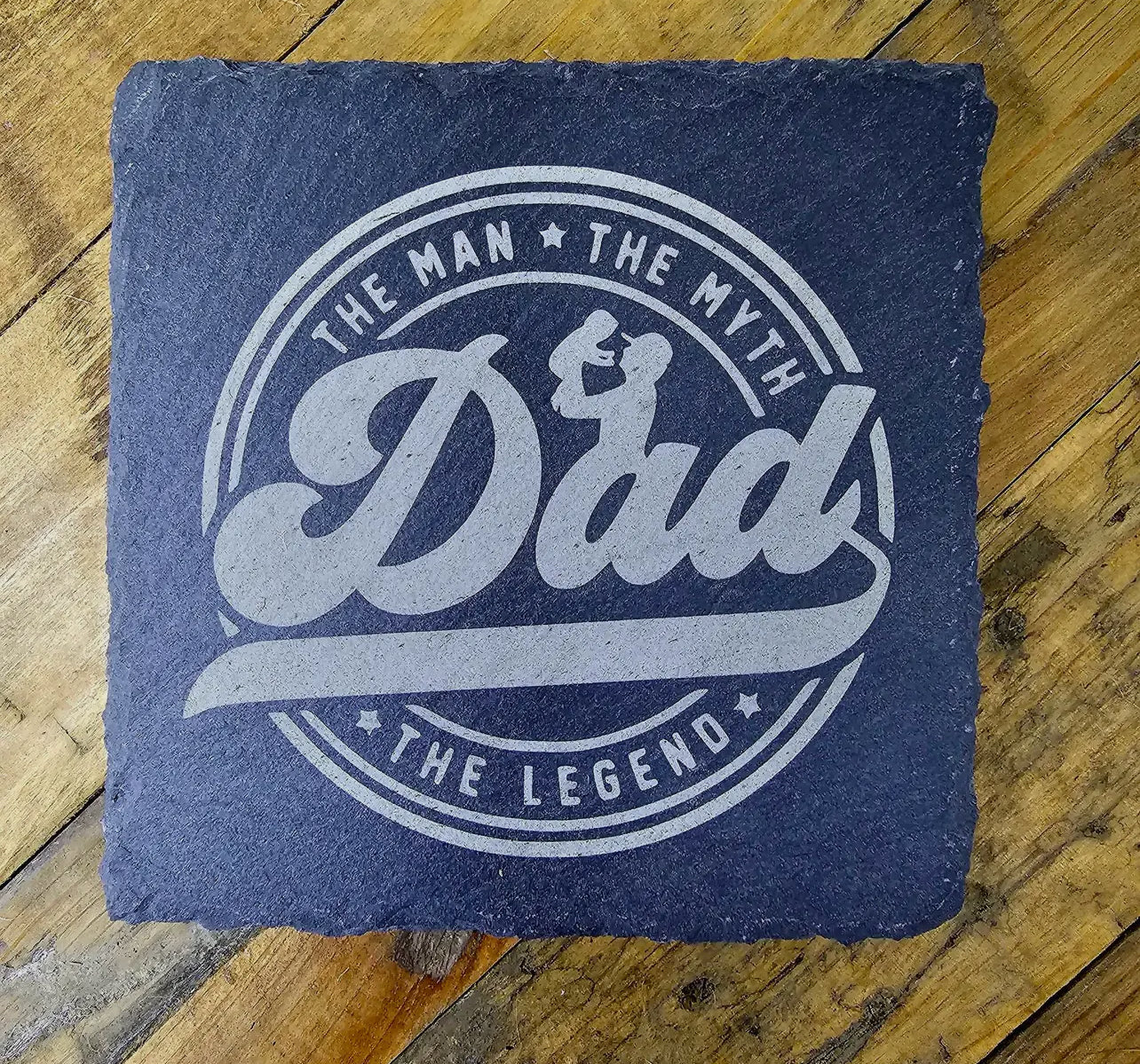 Dad Slate Car Coaster