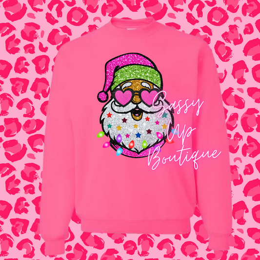 Funky Santa with Sunnies Sweatshirt