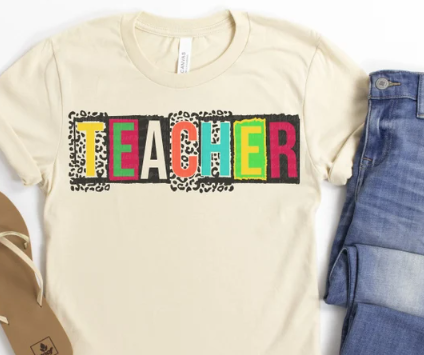 Grade Level Leopard Shirts (PK-8th)