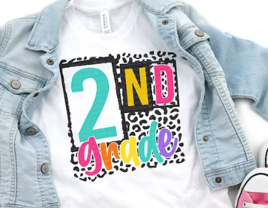 Grade Level Leopard Shirts (PK-8th)