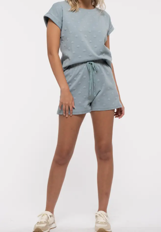 Dusty Mint Short/Shirt Set