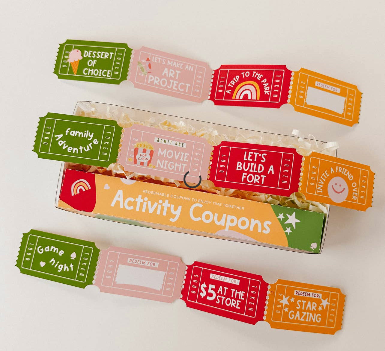 Activity Coupons (Couples and Kids)