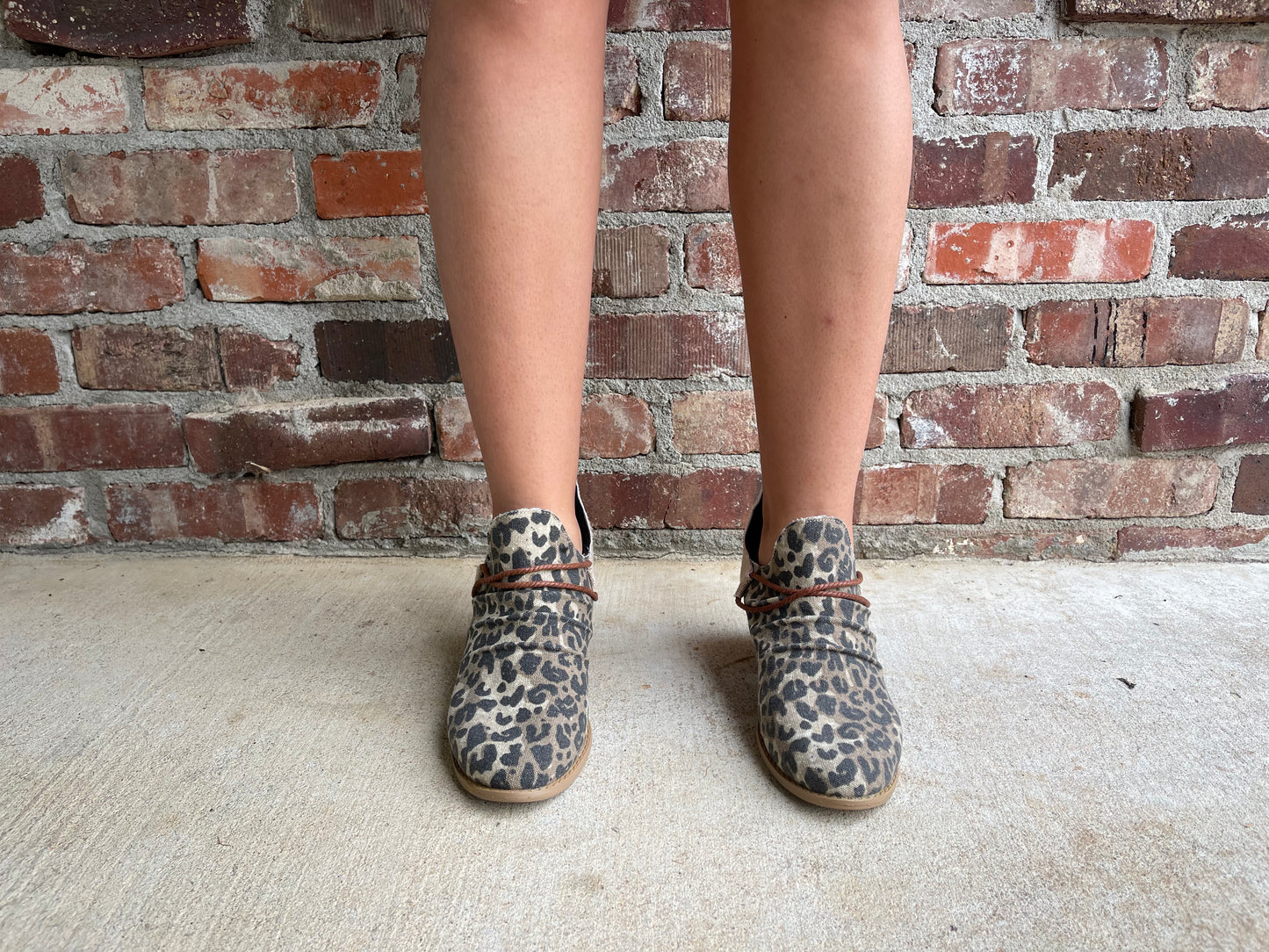 Leopard Ankle Boots