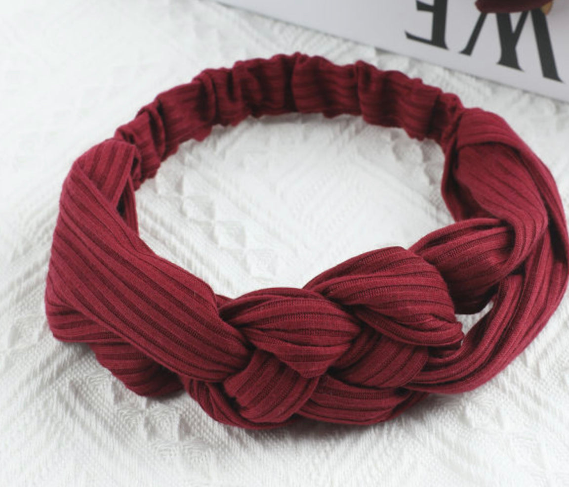 Knit Braided Headband