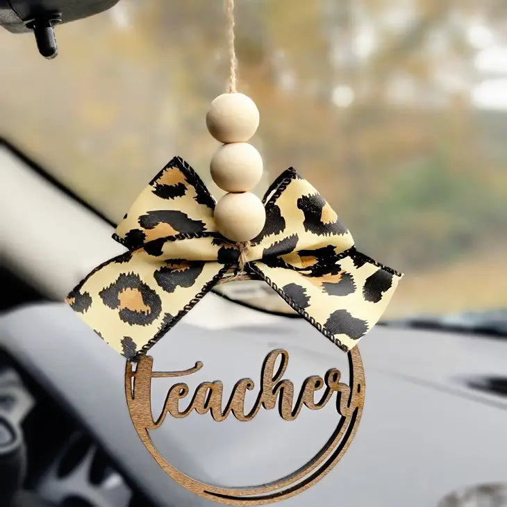 Teacher Car Charm